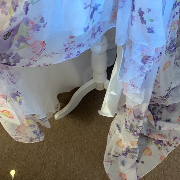 MAC DUGGAL
One Shoulder Asymmetrical High Low Gown - Picture 12 of 16